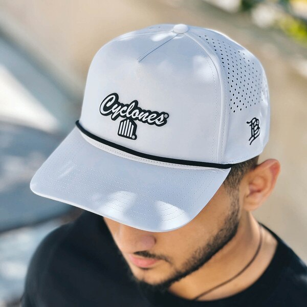 Branded Bills Cyclones 5-Bar White Rope Hat